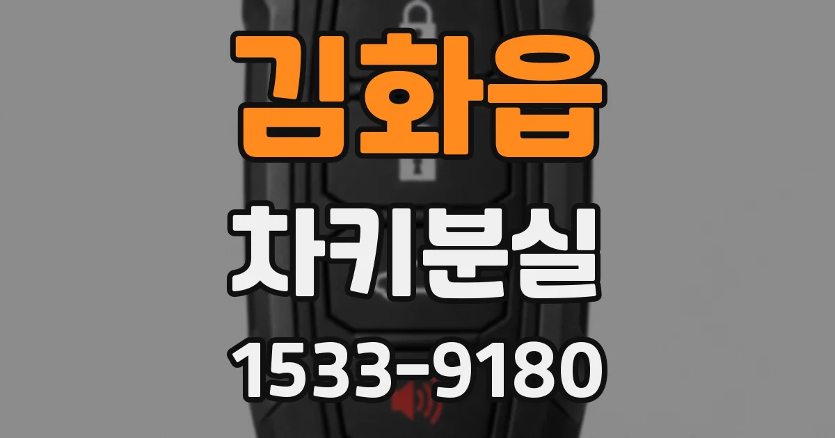 김화읍 차키분실