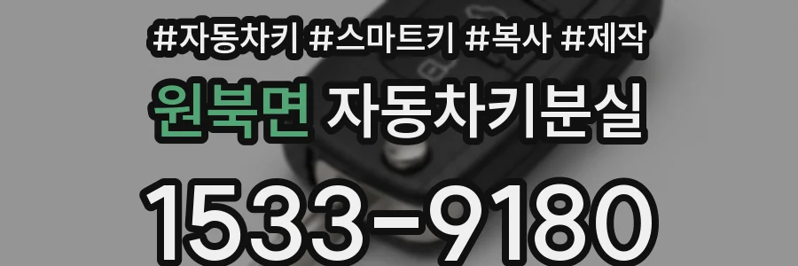 원북면 자동차키분실
