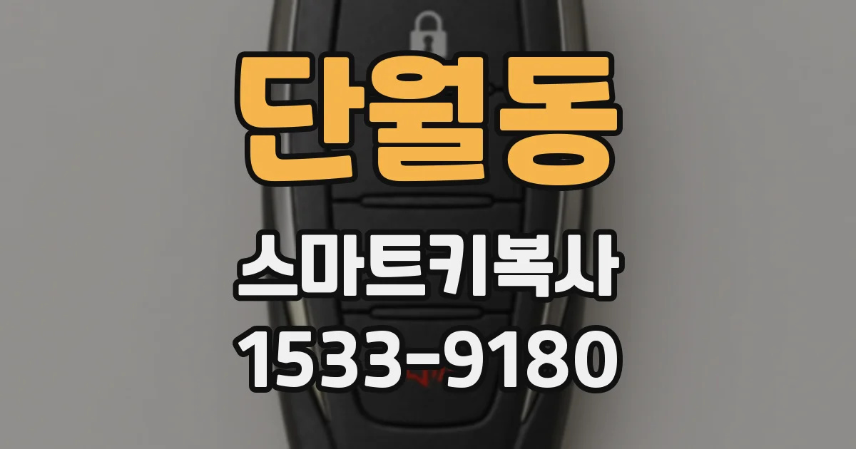 단월동 스마트키복사