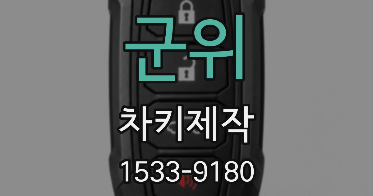 군위 차키제작