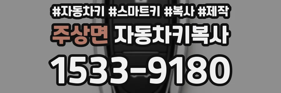 주상면 자동차키복사