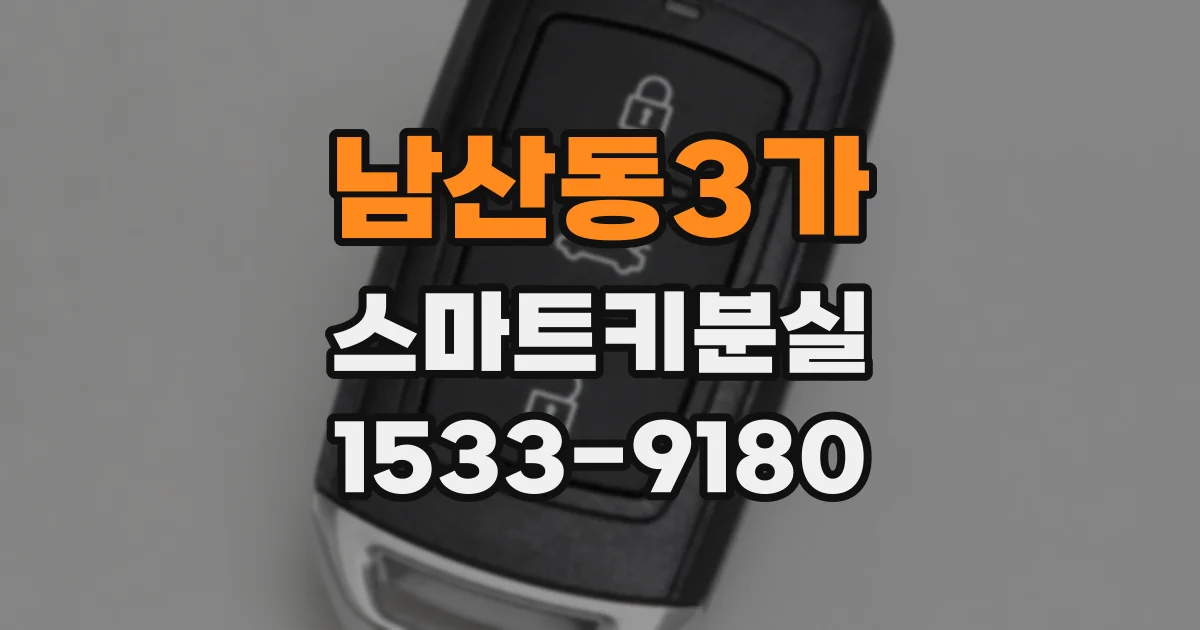 남산동3가 스마트키분실