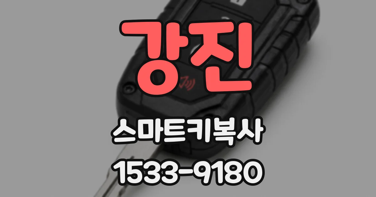 강진 스마트키복사