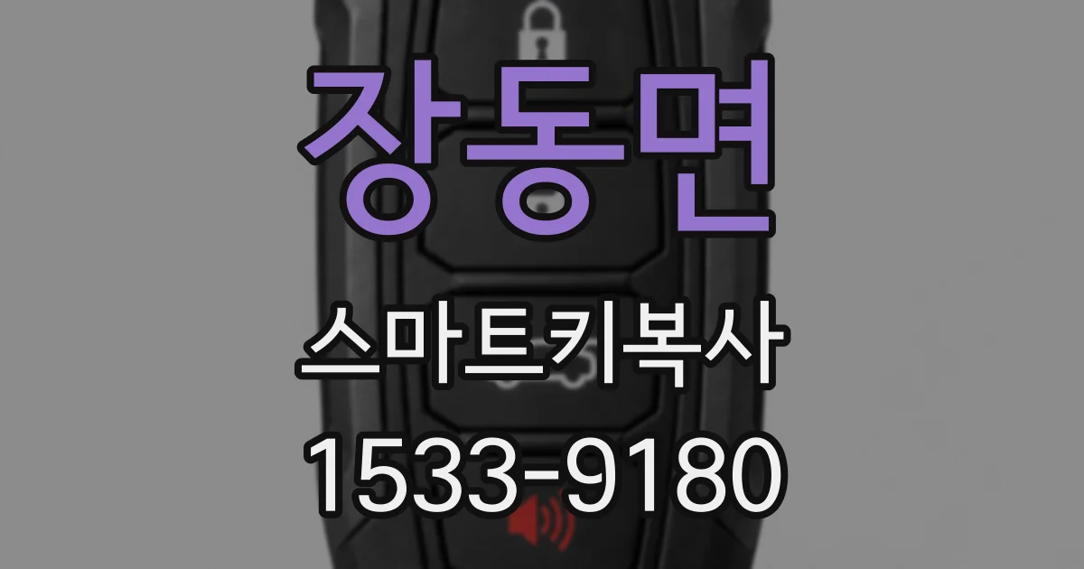 장동면 스마트키복사