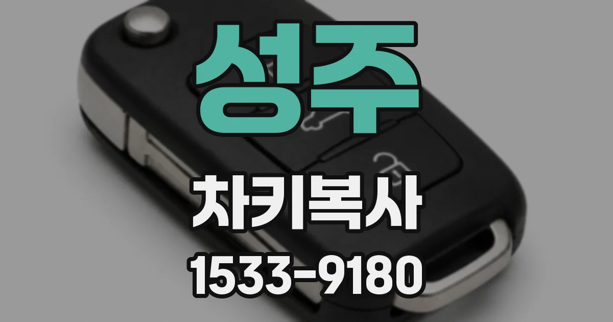 성주 차키복사