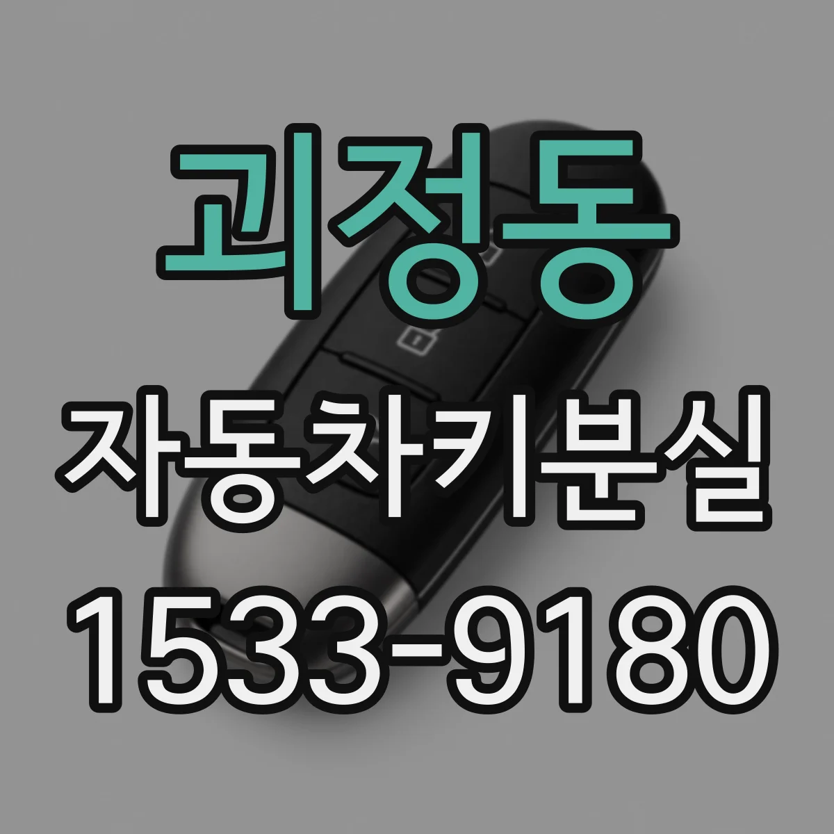 괴정동 자동차키분실