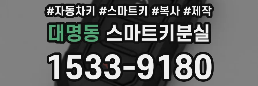 대명동 스마트키분실