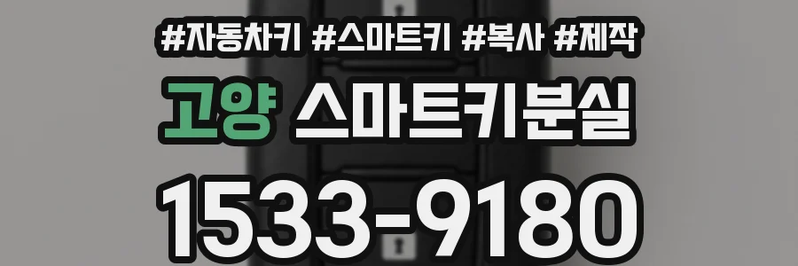 고양 스마트키분실