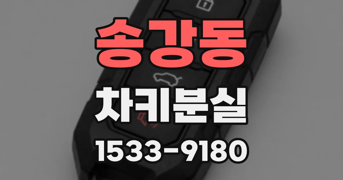 송강동 차키분실