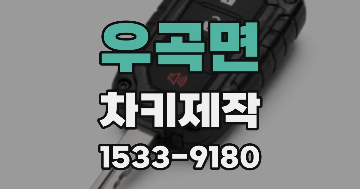 우곡면 차키제작