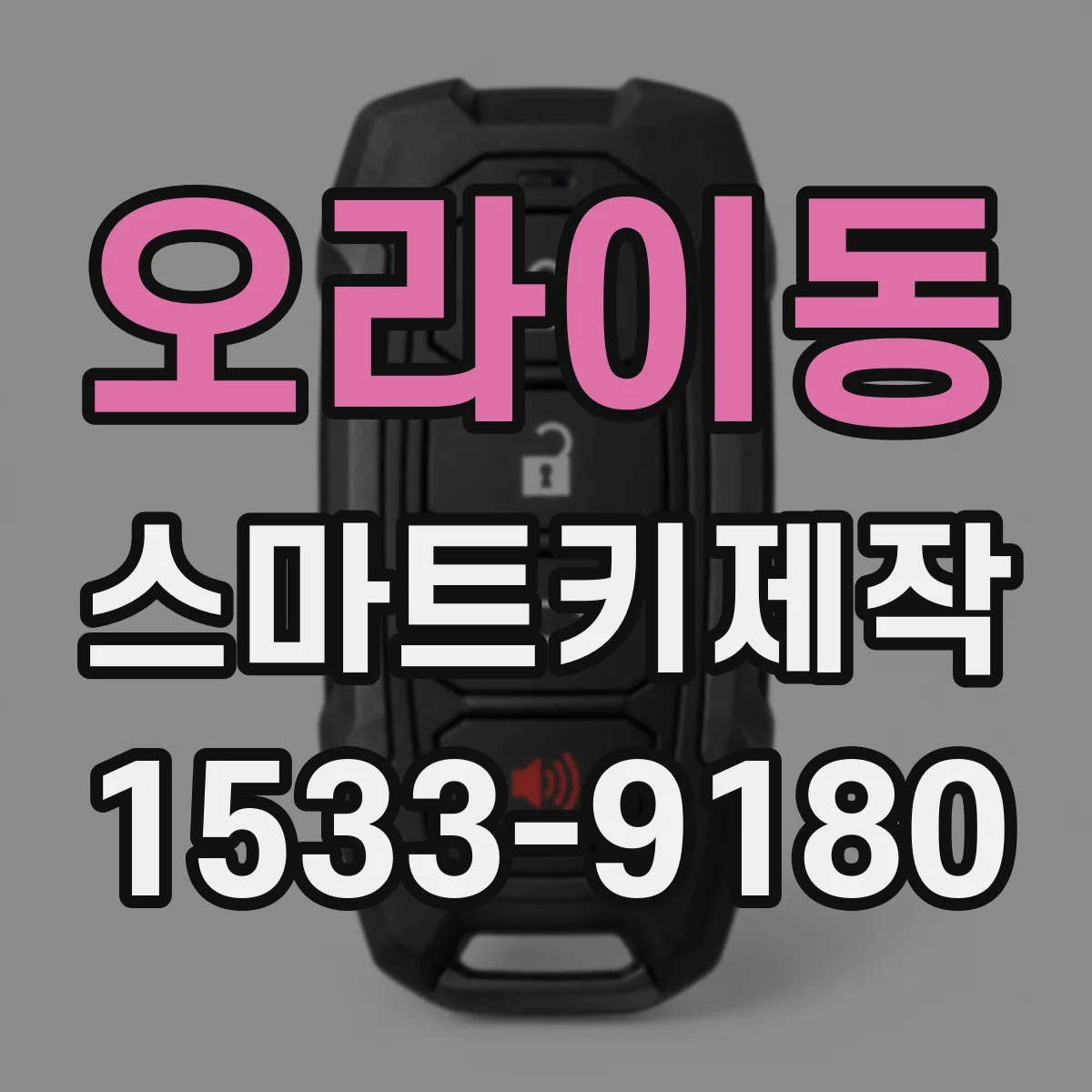 오라이동 스마트키제작