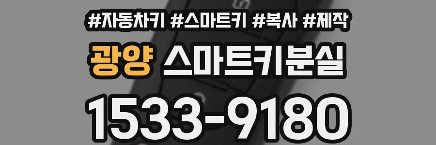 광양 스마트키분실