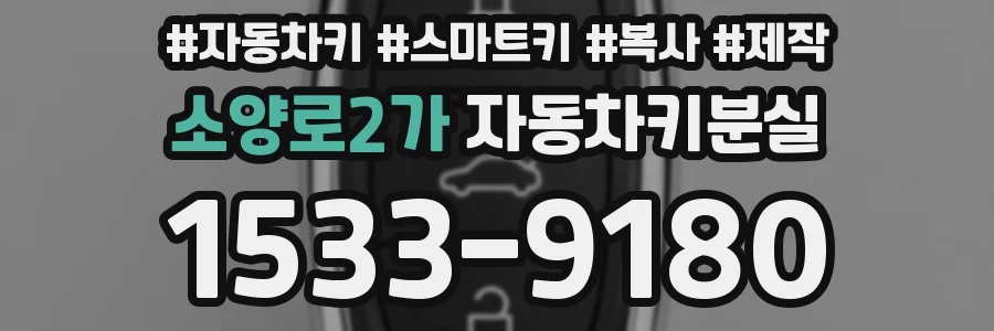 소양로2가 자동차키분실