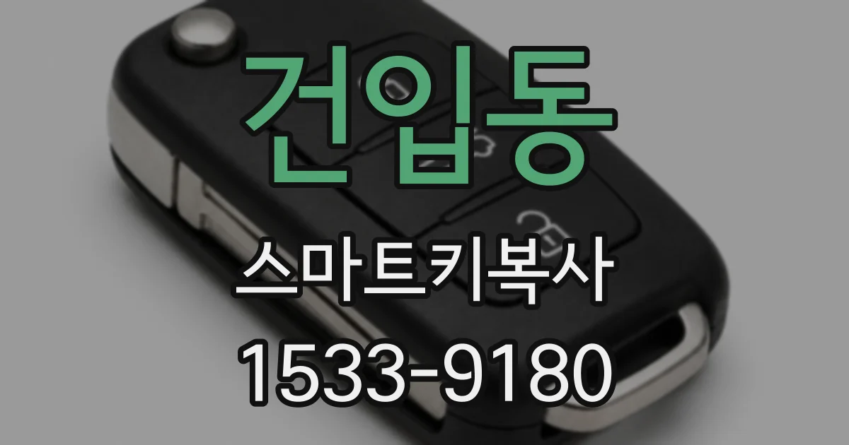 건입동 스마트키복사