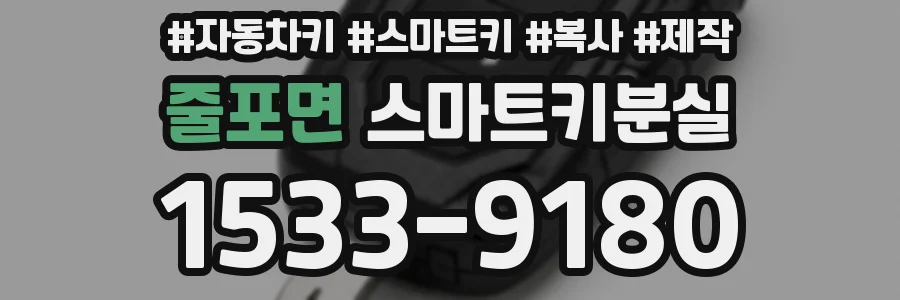 줄포면 스마트키분실