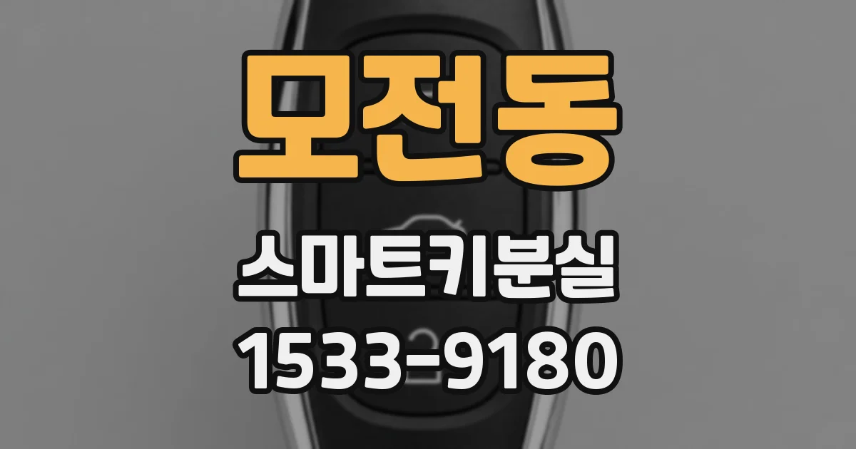 모전동 스마트키분실