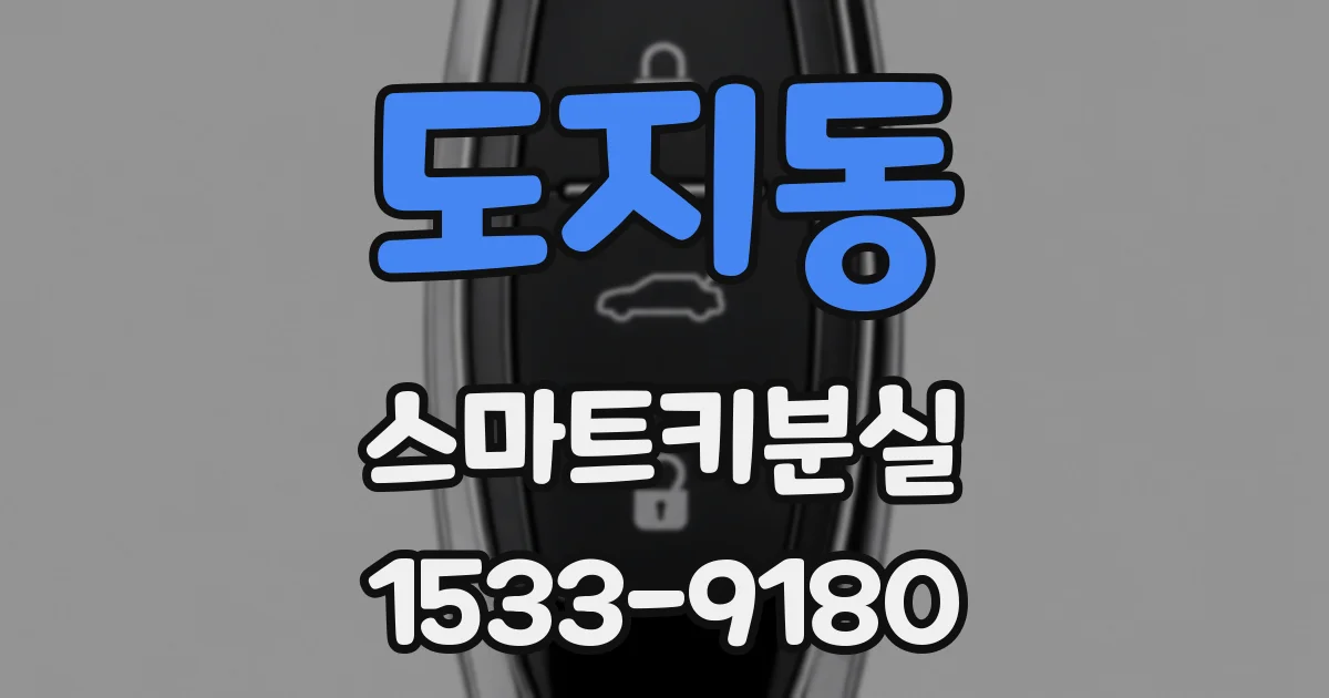 도지동 스마트키분실