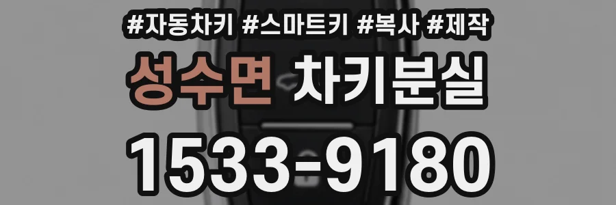성수면 차키분실