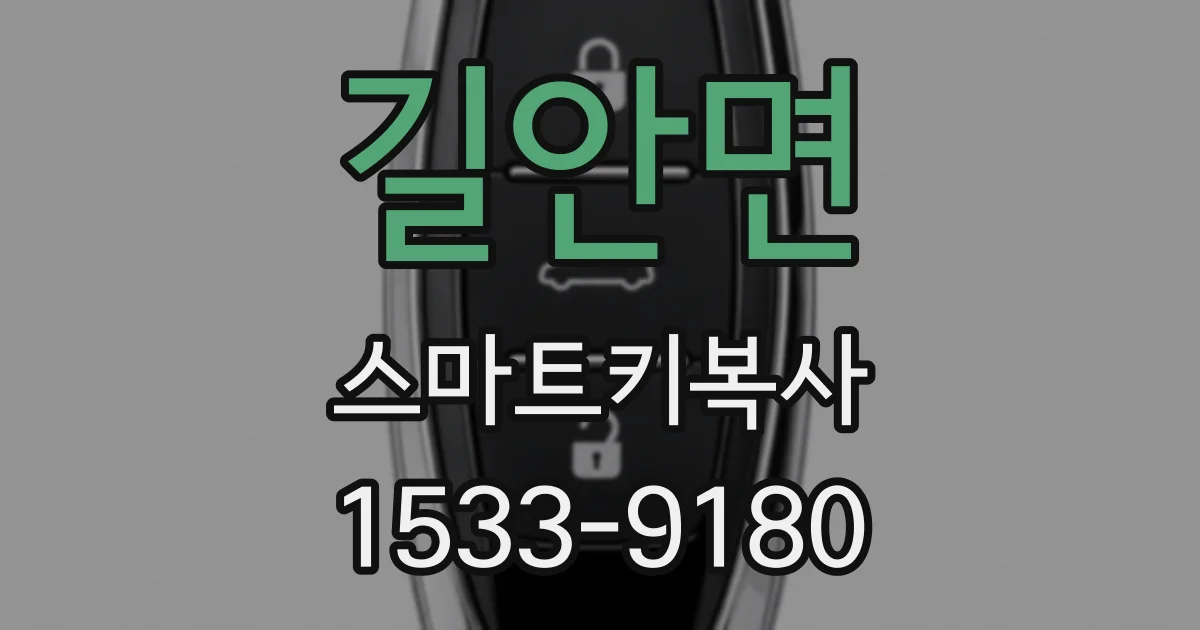 길안면 스마트키복사