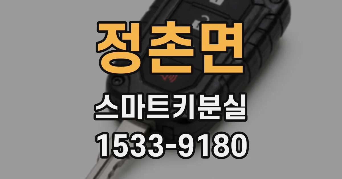 정촌면 스마트키분실