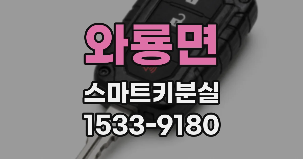 와룡면 스마트키분실