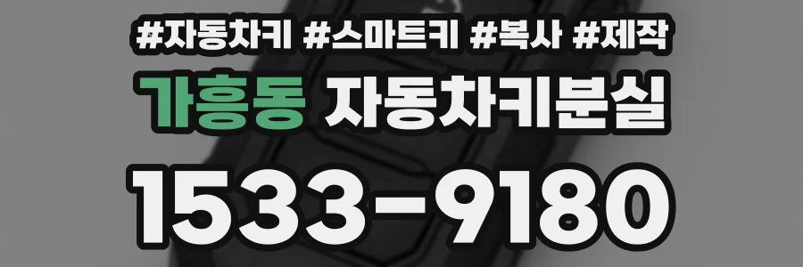 가흥동 자동차키분실