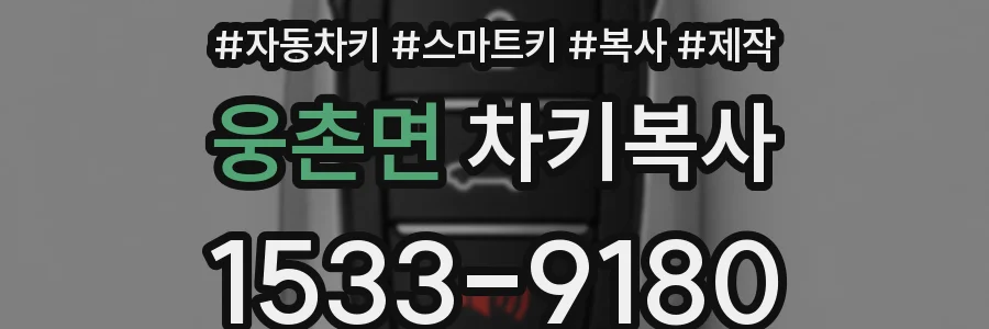 웅촌면 차키복사