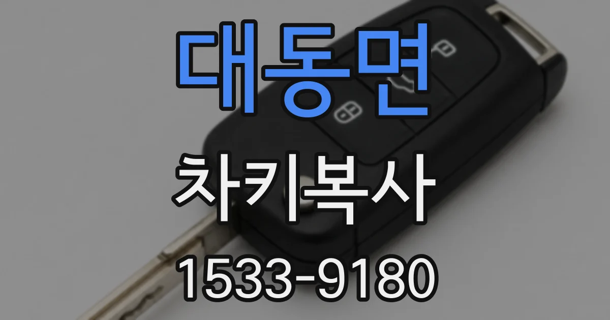 대동면 차키복사