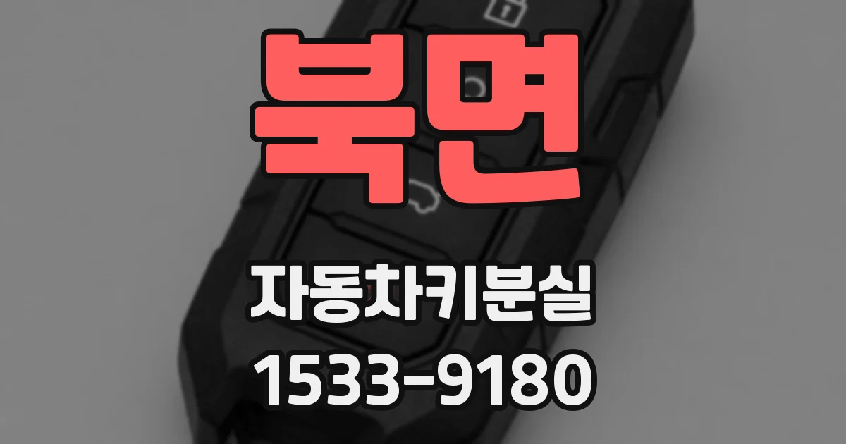 북면 자동차키분실
