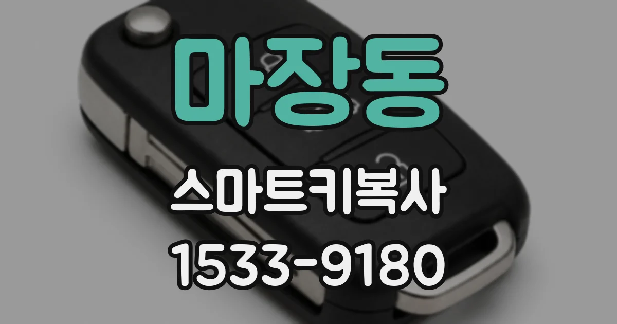 마장동 스마트키복사