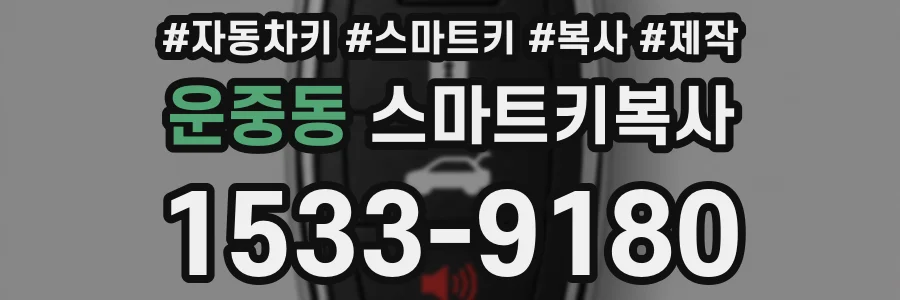 운중동 스마트키복사