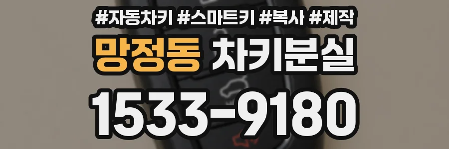 망정동 차키분실