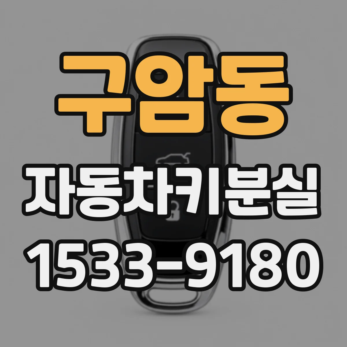 구암동 자동차키분실