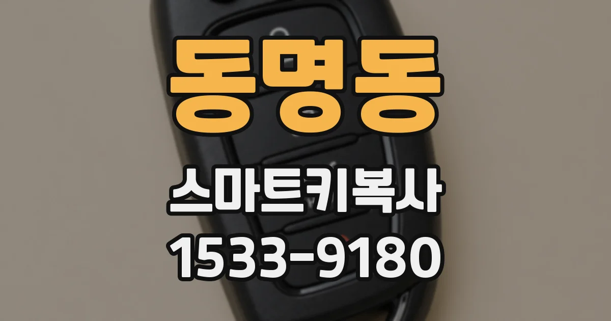 동명동 스마트키복사