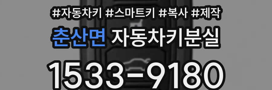 춘산면 자동차키분실