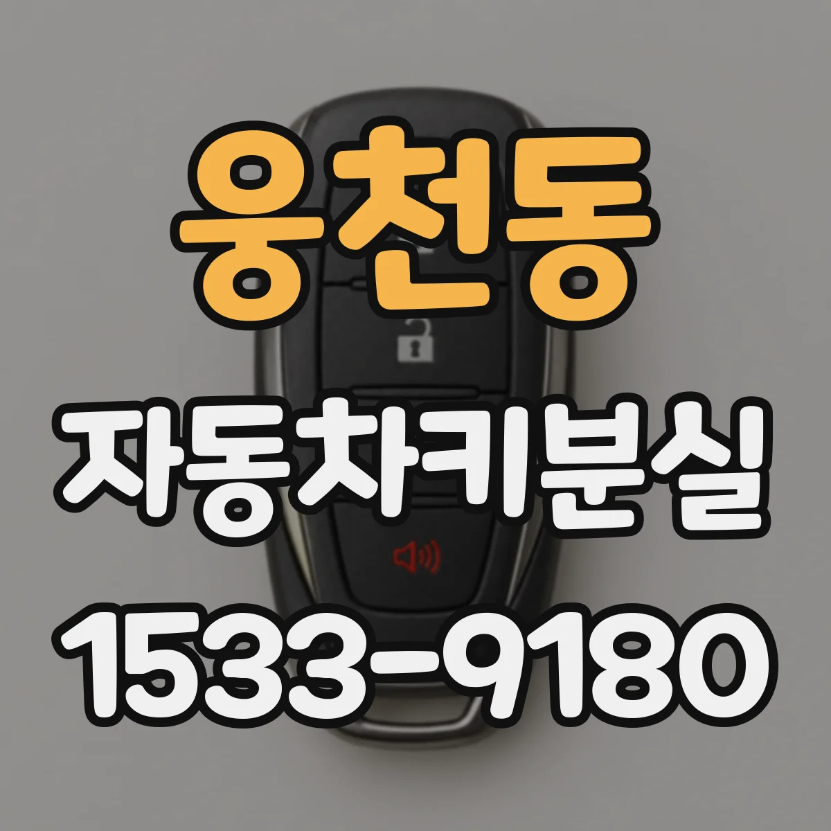 웅천동 자동차키분실