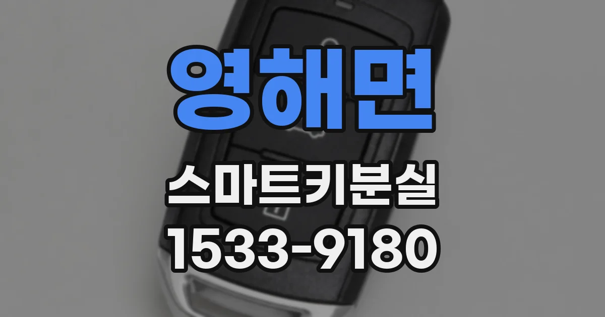 영해면 스마트키분실