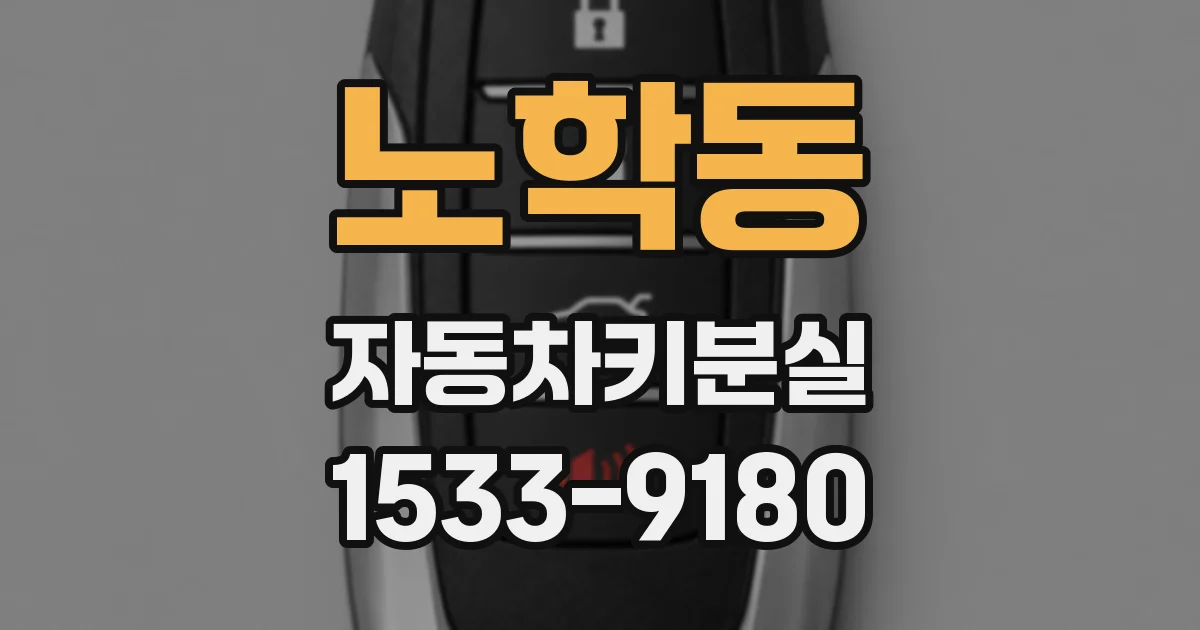 노학동 자동차키분실