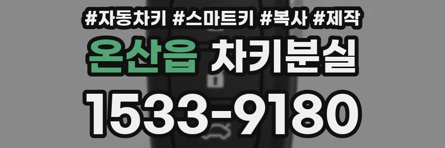 온산읍 차키분실