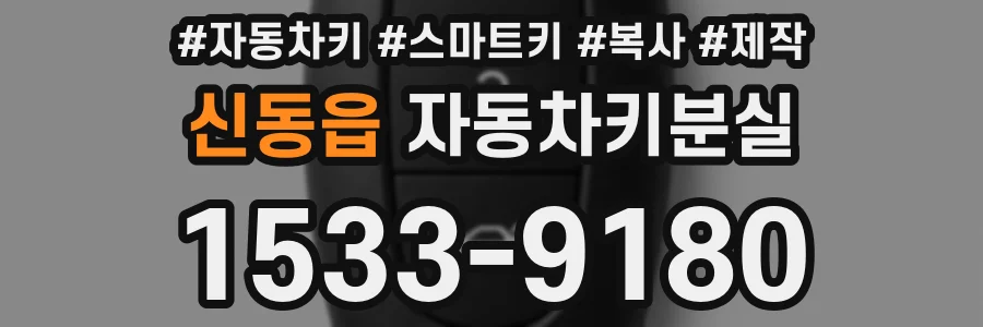 신동읍 자동차키분실