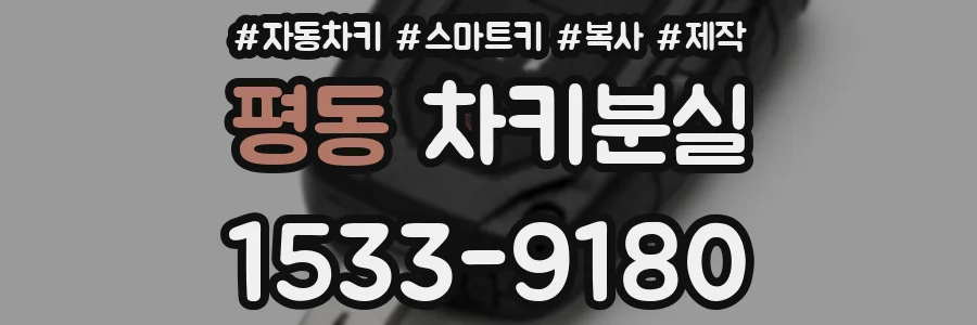평동 차키분실