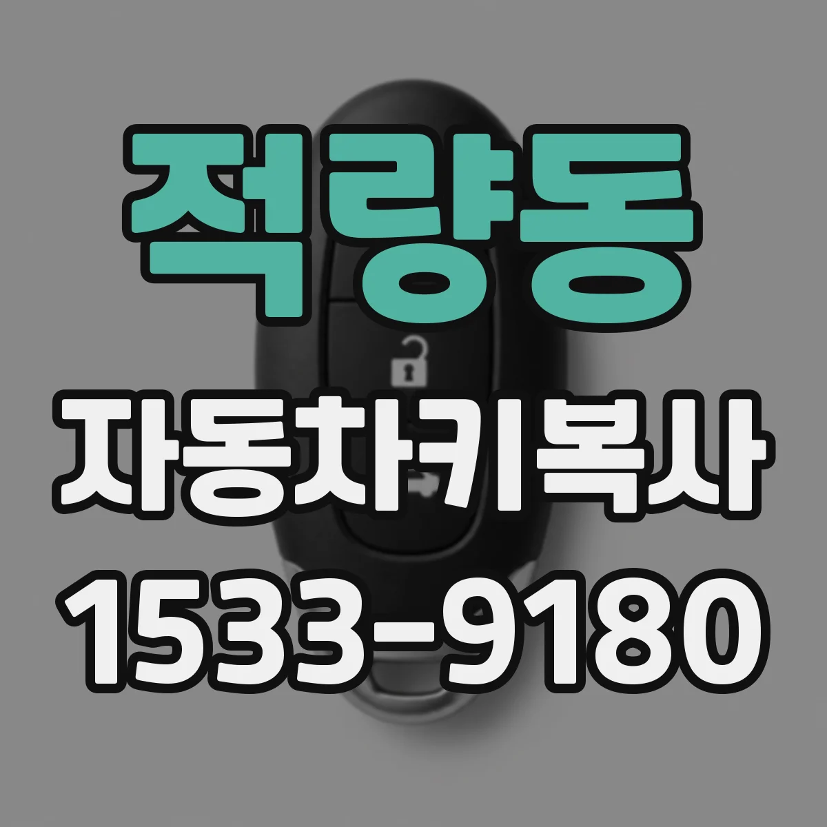 적량동 자동차키복사