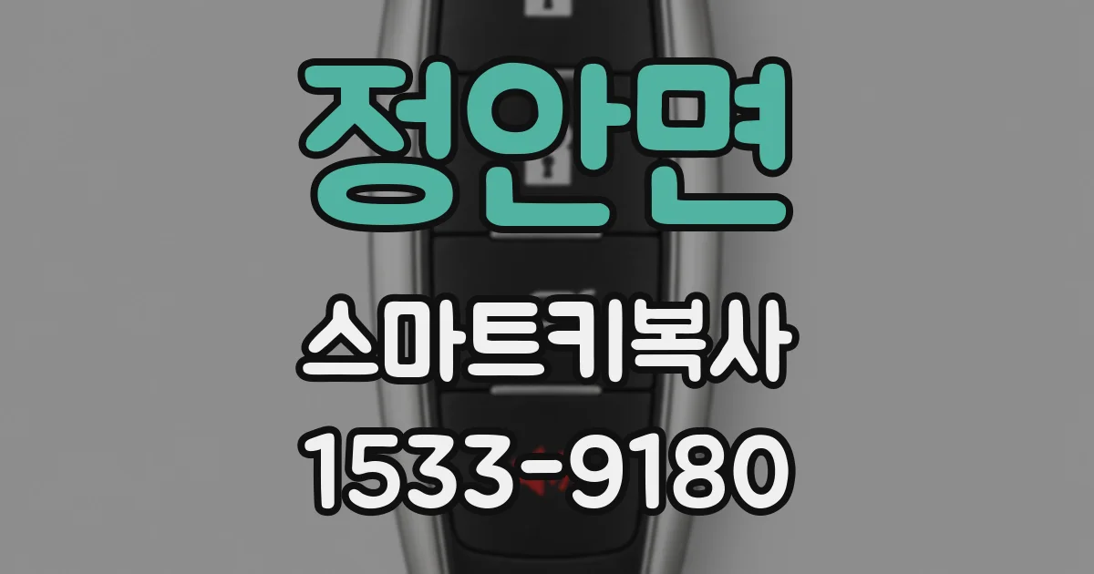 정안면 스마트키복사