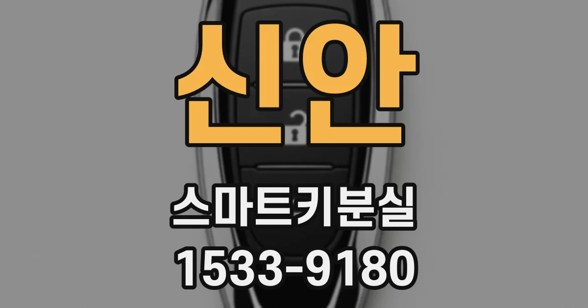 신안 스마트키분실