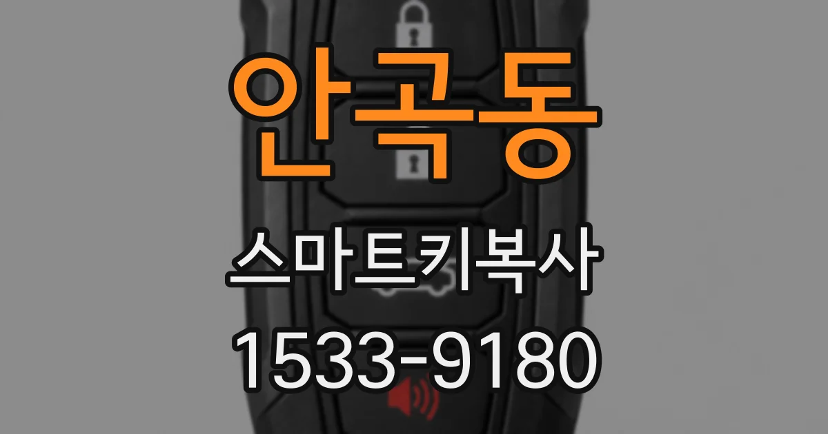 안곡동 스마트키복사