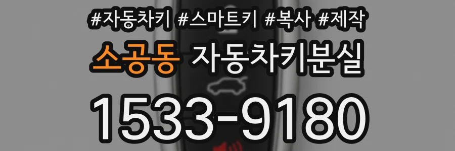 소공동 자동차키분실