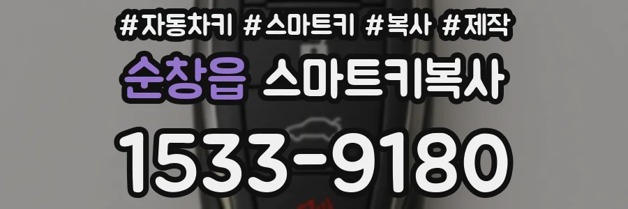 순창읍 스마트키복사