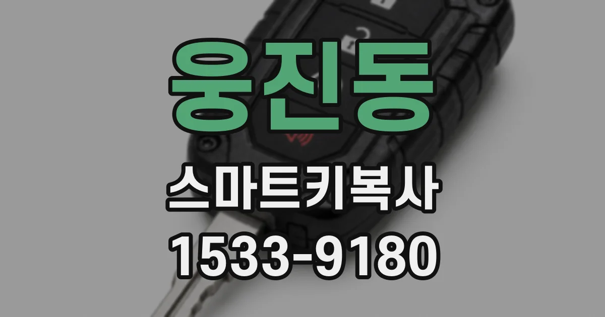 웅진동 스마트키복사