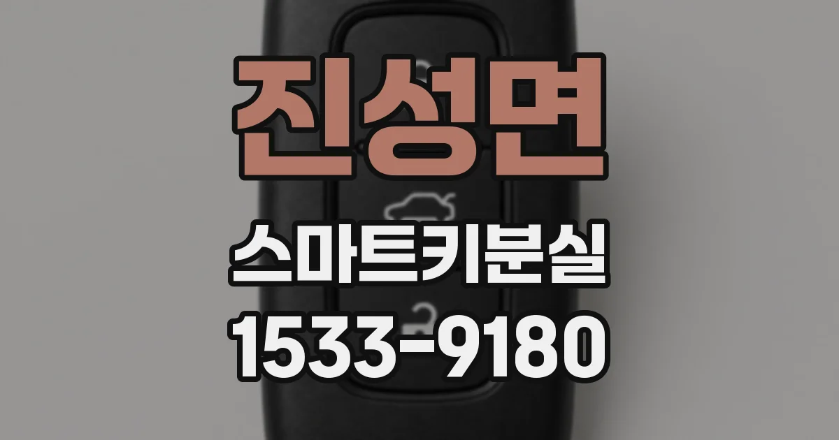 진성면 스마트키분실