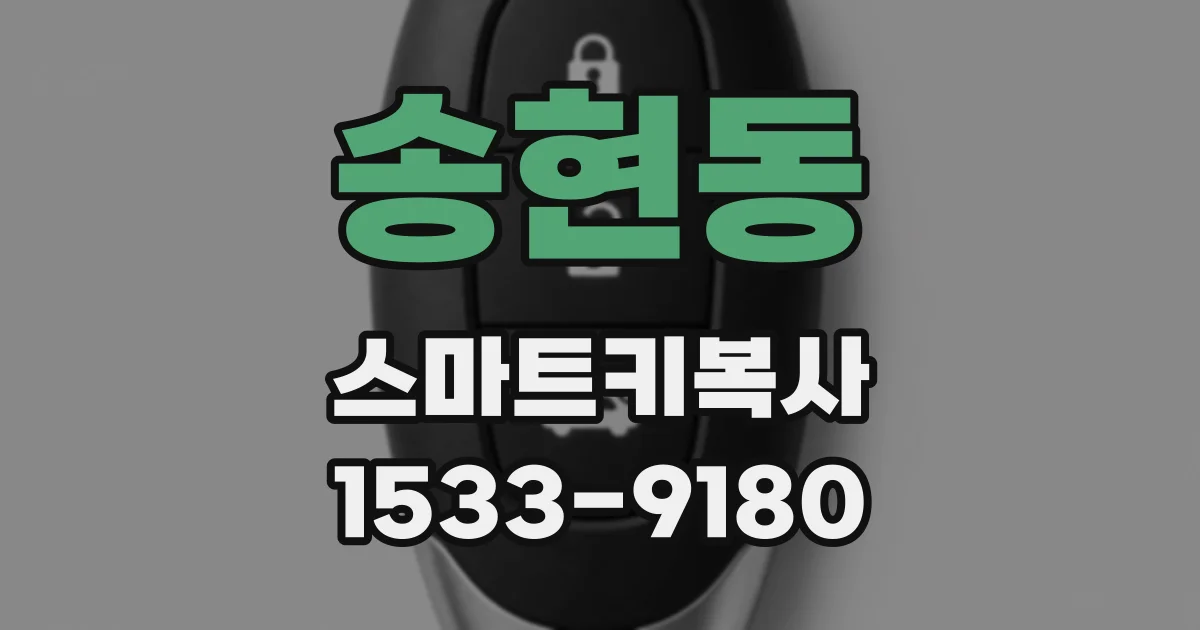 송현동 스마트키복사